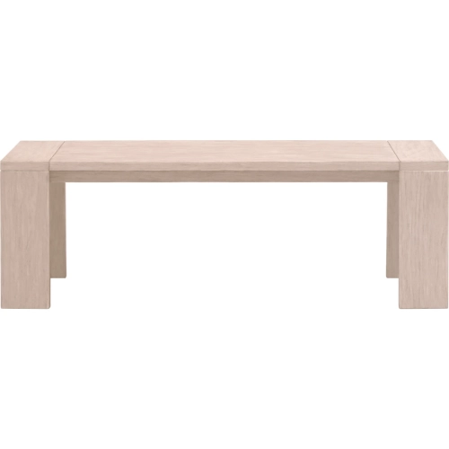 Sur Outdoor Bench in Washed Solid Teak 6830-B.W-ET